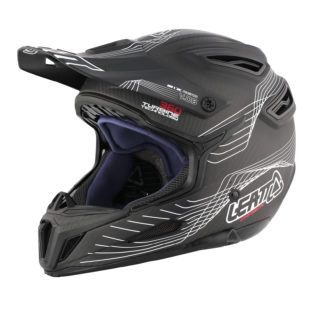 Helmet DBX 6.0 Carbon V08 Carbon White Red Side 2 Cycleholix
