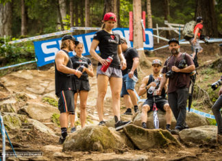 UCI Mountainbike Downhill Worldcup in Val di Sole – der Trackwalk
