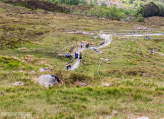 UCI Downhill World Cup Fort William 2018 – Track Walk und Pits UCI Downhill World Cup Fort William 2018 - Track Walk