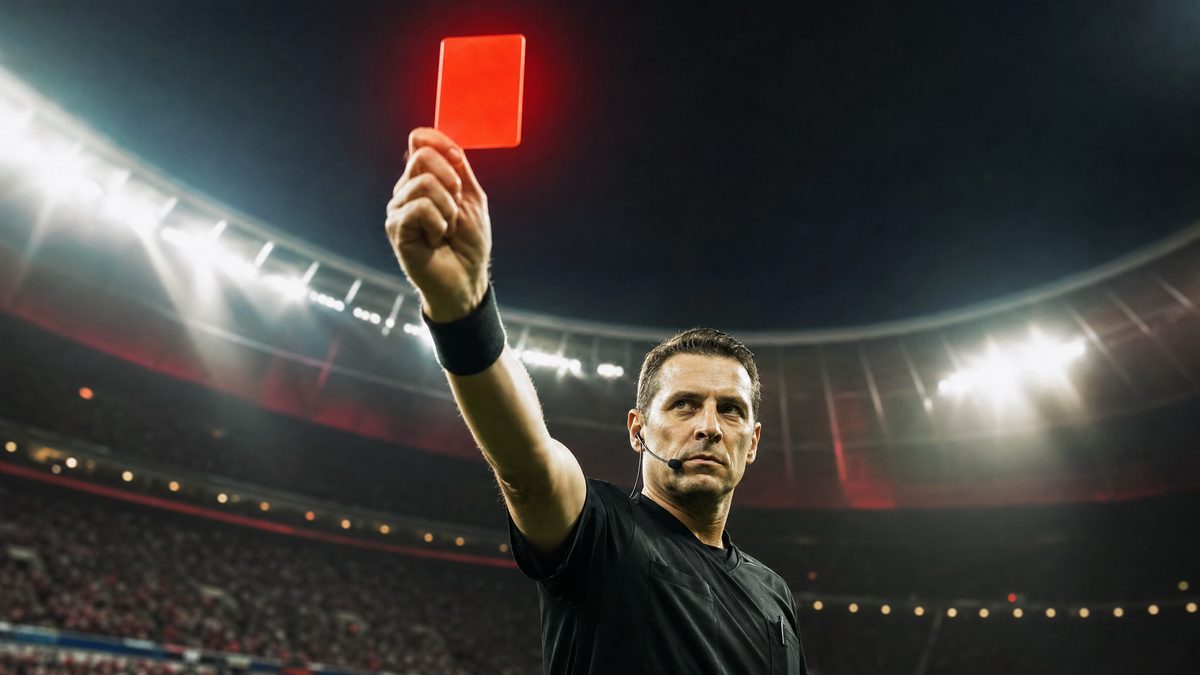 Rote Karten Bundesliga 2025/26 — Wer foult am häufigsten?
