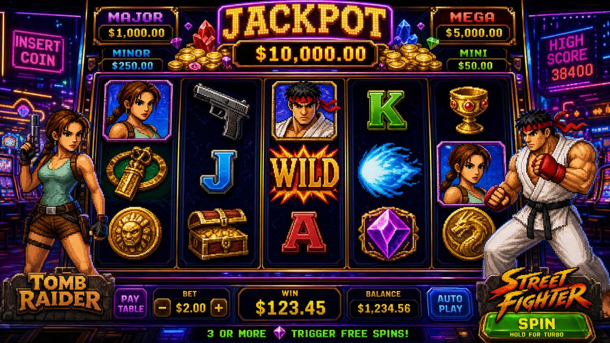 Casino-Spiele basierend auf Videospielen — Die besten Gaming-Slots 2026