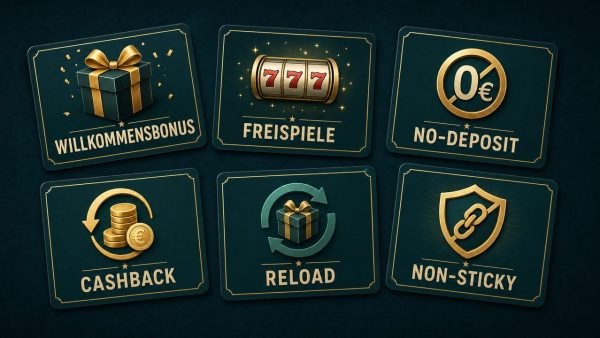 Online Casino Bonus erklärt — Alle Bonustypen im Überblick