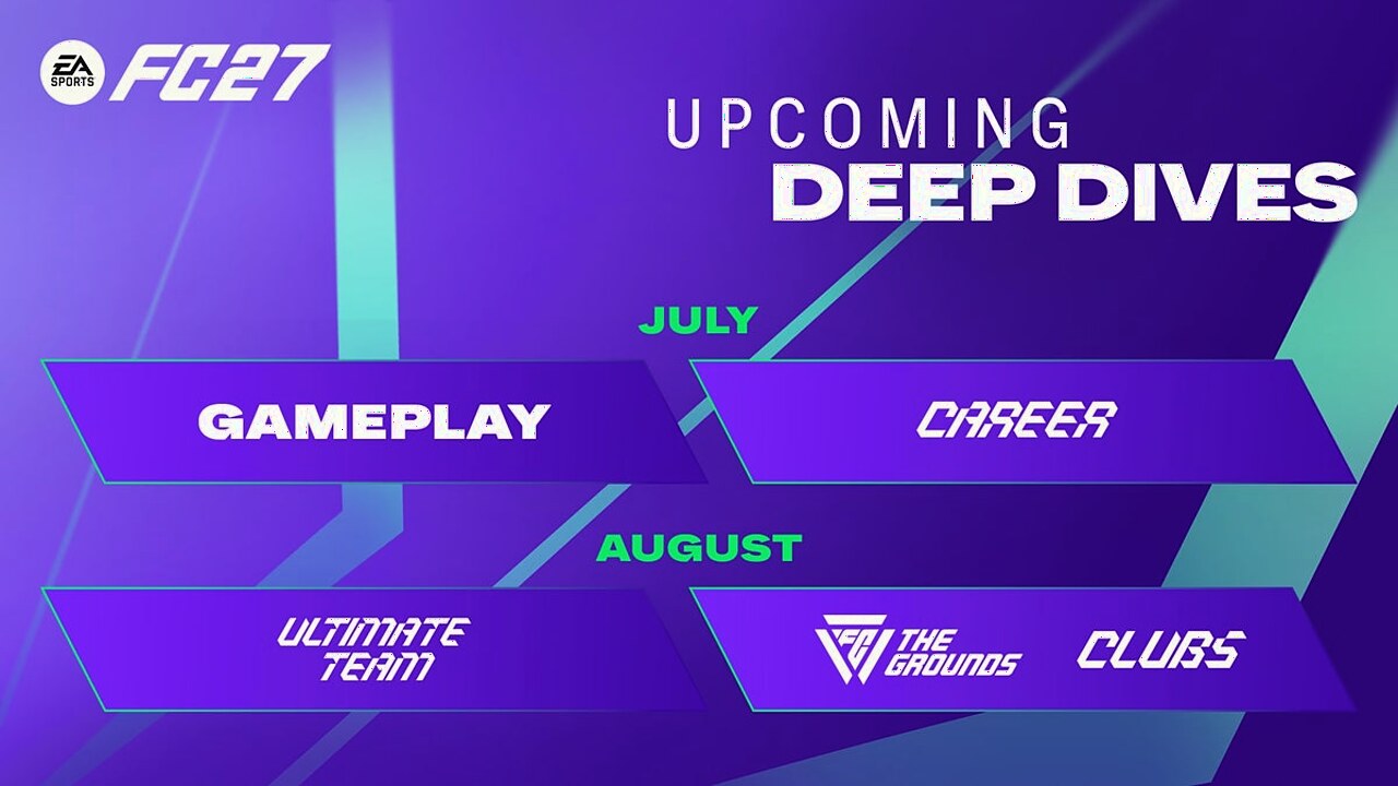 EA FC 27 Deep Dives: Alle Termine für Gameplay, Karrieremodus, FUT und The Grounds