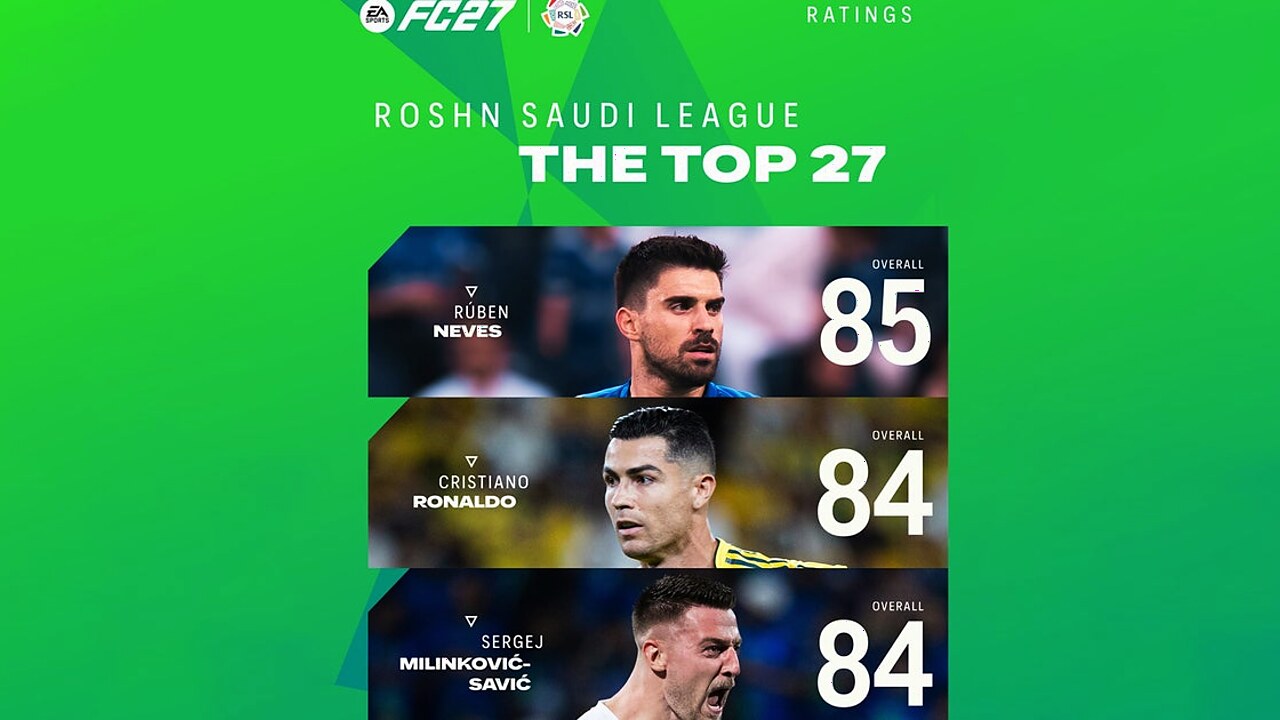 Neves übernimmt den Thron: EA FC 27 Saudi Pro League Ratings im Check